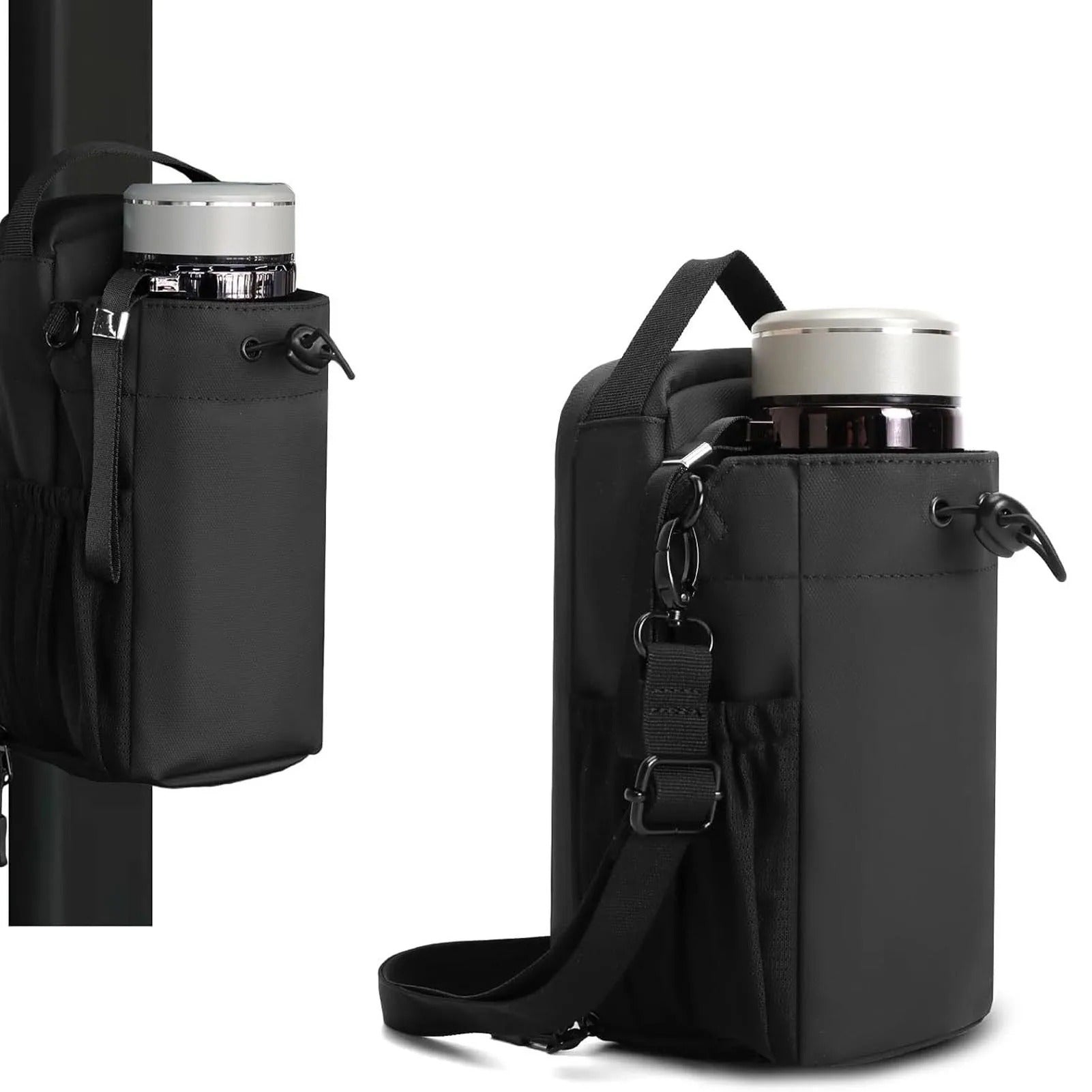 AquaLink™| The Secure Magnetic Bottle Holder, Hands-Free Hydration.