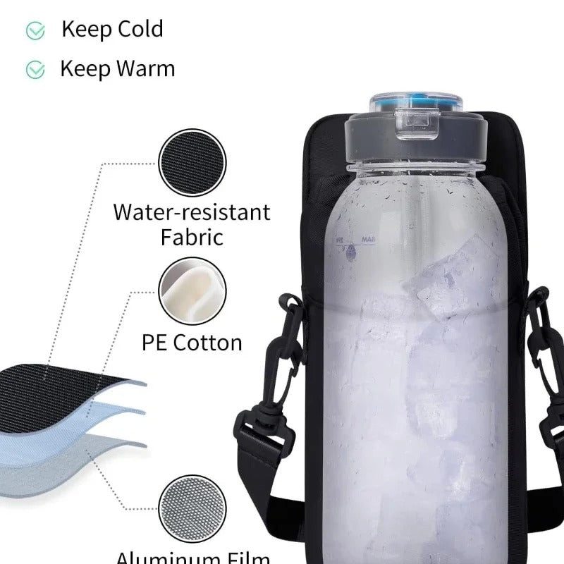 AquaLink™| The Secure Magnetic Bottle Holder, Hands-Free Hydration.