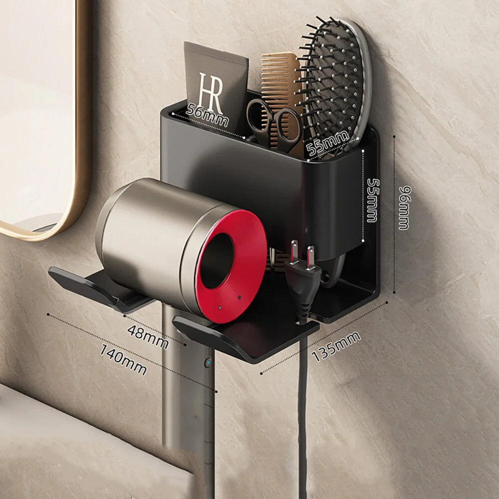   Premium Wall Mount Holder for Dryers, Straighteners & Styling Tools